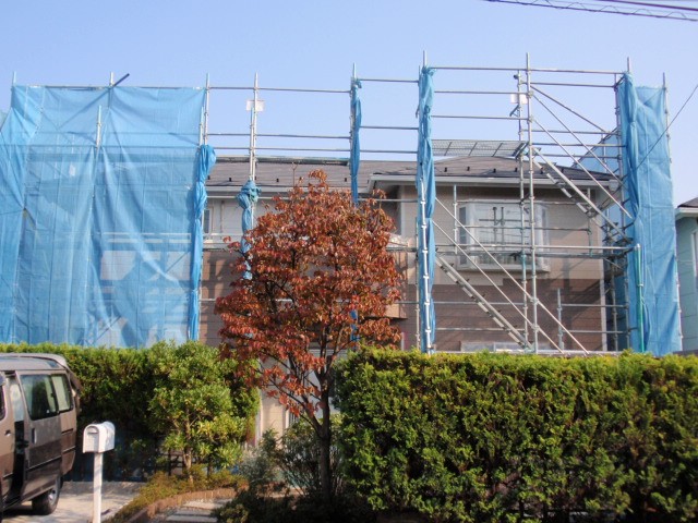 外壁　見本塗装