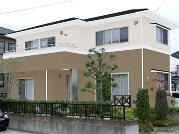 外壁　カラーシミュレーション　宮城県仙台市　配色例004.jpg