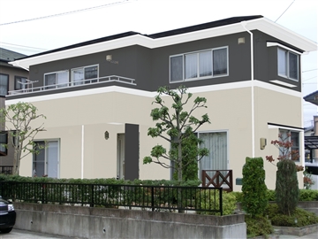 外壁　カラーシミュレーション　宮城県仙台市　配色例008.jpg