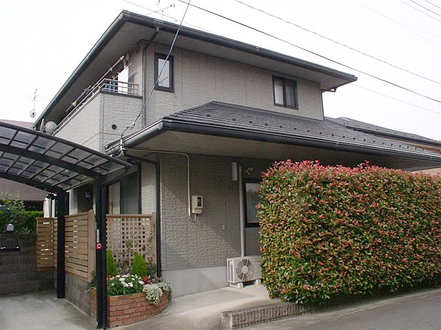外壁　カラーシミュレーション　宮城県仙台市　配色例　施工前　原画