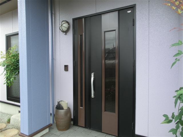 スチールドア塗替え　完了
