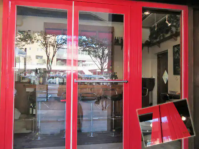 アルミ製 店舗ドア 仕上がり アルミ製 店舗ドア 仕上がり