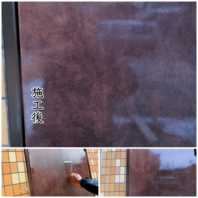 シート 玄関ドア 施工後 シート 玄関ドア 施工後