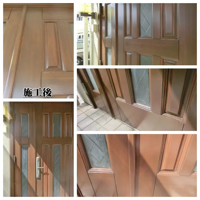 aica(アイカ)木製玄関ドア) 塗装前 aica(アイカ)木製玄関ドア) 塗装前