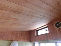 浴室 ヒノキ天井の塗り替え　施工例