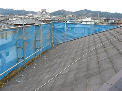 施工前 スレート屋根 塗替え 塗装 施工前 スレート屋根 塗替え 塗装