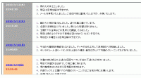 毎日の連絡表の実例