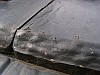 築11年経過のプレスセメント瓦の劣化現象の画像