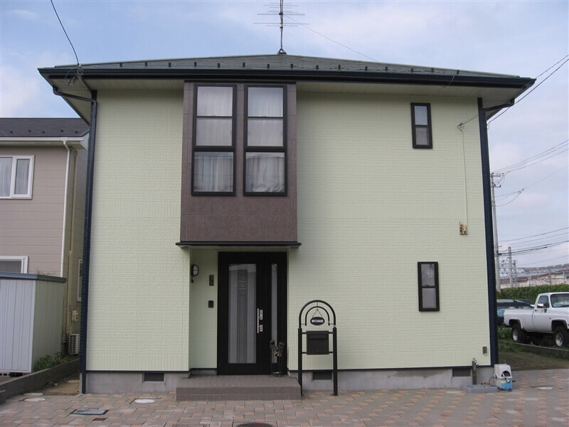 施工後　光触媒塗料　宮城県仙台市　外壁塗装　TOTO－EX