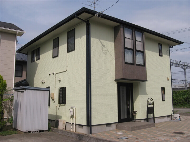 施工後　光触媒塗料　宮城県仙台市　外壁塗装