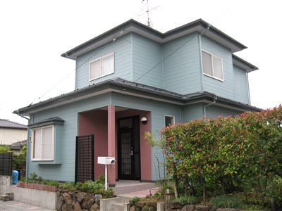 変性無機塗料 ダイヤスーパーセランマイルド 施工後 変性無機塗料 ダイヤスーパーセランマイルド 施工後