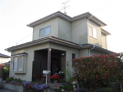 変性無機塗料 ダイヤスーパーセランマイルド 施工前 変性無機塗料 ダイヤスーパーセランマイルド 施工前