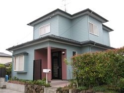 変性無機塗料　ダイヤスーパーセランマイルド　施工後