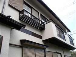 施工後　シリコン塗料　セラMシリコンⅡ