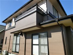 施工後　シリコン塗料　セラMシリコンⅡ