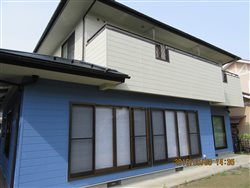 施工後　シリコン塗料　セラMシリコンⅡ