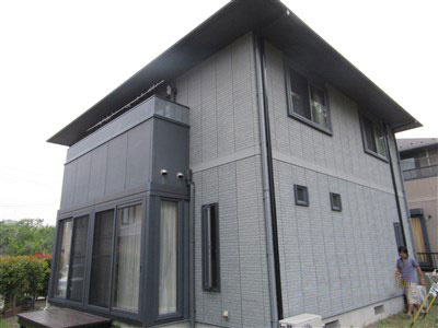 施工前 シリコン塗料 ファインシリコンフレッシュ 施工前 シリコン塗料 ファインシリコンフレッシュ