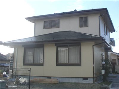 施工後 セラミックシリコン樹脂塗料 水性セラミシリコン 施工後 セラミックシリコン樹脂塗料 水性セラミシリコン