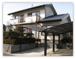 施工後　セラミックシリコン樹脂塗料　水性セラミシリコン