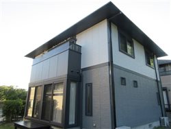 施工後　シリコン樹脂塗料　ファインシリコンフレッシュ